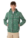 MC2 SAINT BARTH MAN HOODED LIGHTWEIGHT WINDBREAKER WITH BANDANNA PRINT