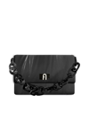 Furla 1927 Soft Mini Shoulder Bag In Nero