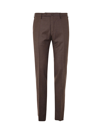 Incotex Slim Fit Trouser In Medium Brown