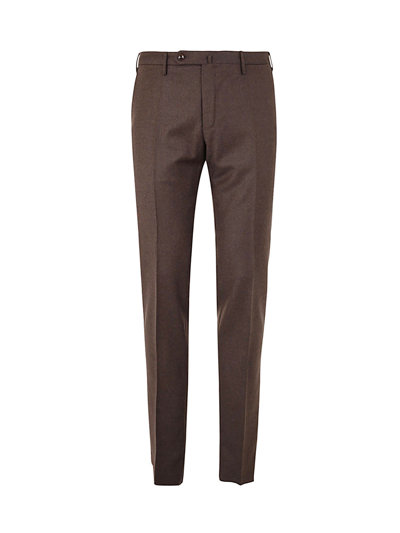 Labo.art Slim Fit Trouser In Medium Brown