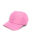 Jw Anderson Pink Embroidered Anchor Baseball Cap In Pink