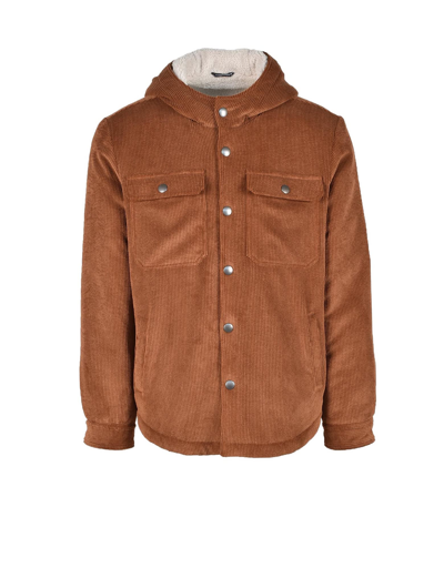 Daniele Alessandrini Coats & Jackets Men's Beige Jacket In Brown