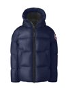 Canada Goose Crofton Logo-patch Padded Jacket In Atlantic Navy