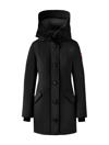 Canada Goose Rossclair Water Resistant 625 Fill Power Down Parka In Black