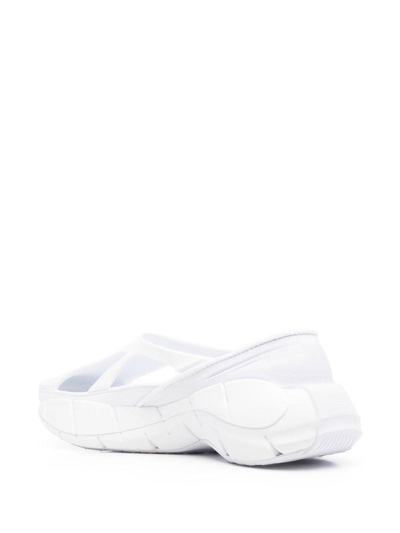 Maison Margiela White Reebok Edition Croafer Sneakers In T1003 White