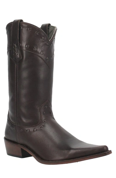 Dingo Men's Stagecoach Leather Boots In Brown