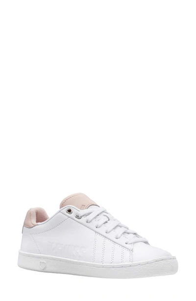 K-swiss Court '66 Sneaker In White/ Peachy Keen