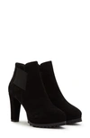 Allsaints Sarris Bootie In Black Suede