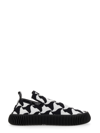 Bottega Veneta Phantom Tech Knit Slip-on Sneakers In Black