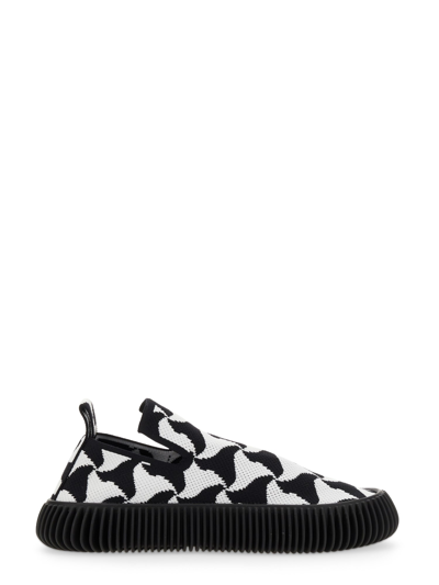 Bottega Veneta Wavy Triangle Slip-on Sneakers For Women In Multi
