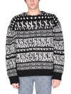 Givenchy X Chito Float Stitch Lambswool Sweater In Black