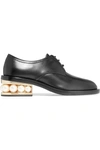 NICHOLAS KIRKWOOD CASATI DERBY EMBELLISHED LEATHER BROGUES