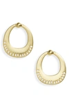 MADEWELL EYELET LACE STATEMENT EARRINGS