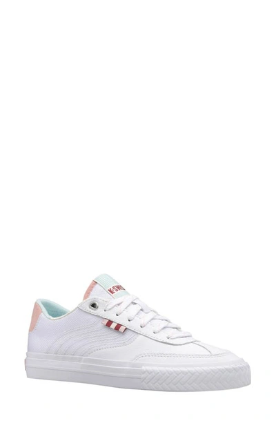 K-swiss Wrapshot Classic Sneaker In White/ Peachy Keen
