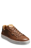 Allen Edmonds Men's Alpha Leather Low-top Sneakers In Cognac