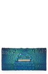 Brahmin Cordelia Croc Embossed Wallet In Royalty Ombre Melbourne
