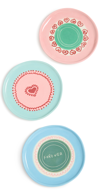 LAETITIA ROUGET FOREVER JEWELRY PLATE SET OF 3 MULTI