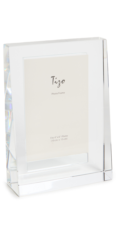 Tizo Design 4x6 Crystal Glass Frame In Clear