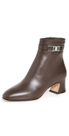 Ferragamo Rego 55 Booties In Muschio