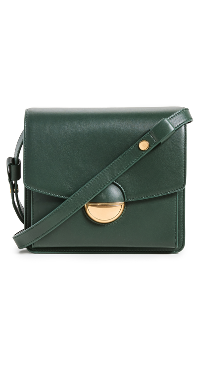Proenza Schouler Dia Day Leather Shoulder Bag In Forest Green