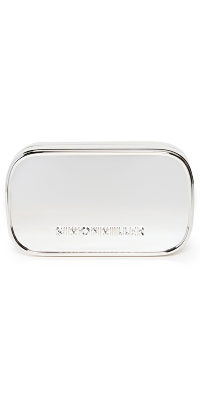 Simon Miller S873 Pill Clutch In Satellite Silver