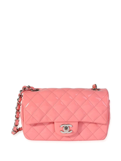 Pre-owned Chanel 2015 Classic Flap Shoulder Bag In Pink