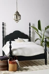 Anthropologie Rosalie Four-poster Bed By  In Blue Size Tw Top/bed