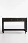 Anthropologie Fern Entryway Console Table In Black
