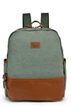 The Same Direction Magnolia Hill Canvas Backpack In Teal