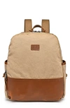 The Same Direction Magnolia Hill Canvas Backpack In Khaki