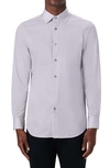 Bugatchi Men's James Ooohcotton Sport Shirt - Chambray Print In Soy