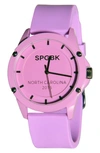 Spgbk Watches Unisex Seabrook Lavender Silicone Strap Watch 44mm In Lavender