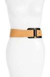 Raina Vixen Leather Belt In Black/ Brown