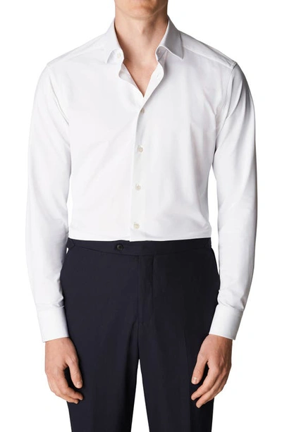 Eton Slim-fit Four-way Stretch Shirt In White