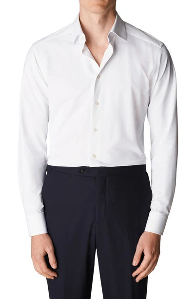 Eton Slim-fit Four-way Stretch Shirt In Natural