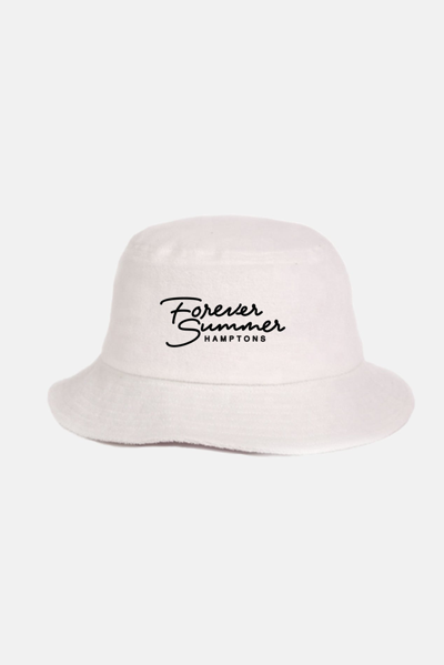 Blue&cream Forever Summer Bucket Hat In White