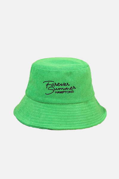 Blue&cream Forever Summer Bucket Hat In Green