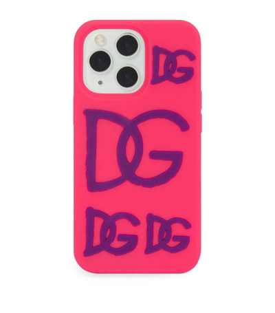 Dolce & Gabbana Dg Millenials Logo Iphone 13 Pro Case In Multicolor
