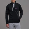 Zero Restriction Lsu | Z500 1/4 Zip Pullover | Collegiate In Black/metallic Silver