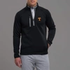 Zero Restriction Tennessee | Z500 1/4 Zip Pullover | Collegiate In Black/metallic Silver