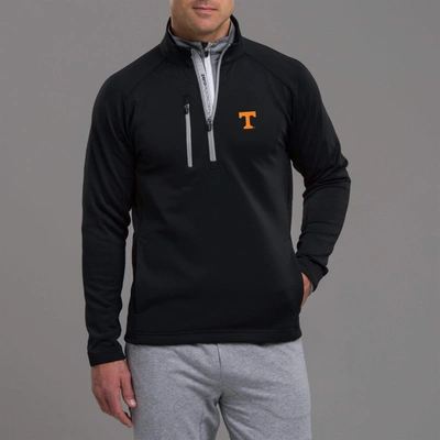 Zero Restriction Tennessee | Z500 1/4 Zip Pullover | Collegiate In Black/metallic Silver