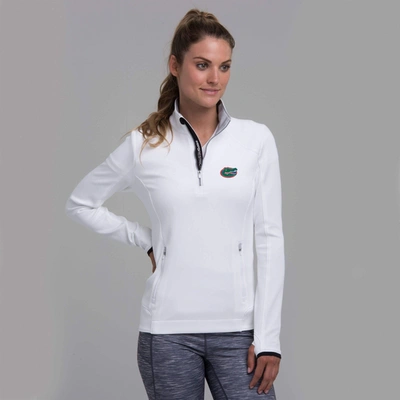 Zero Restriction Florida Gator | Sofia Z500 Pullover | Collegiate In White/silver