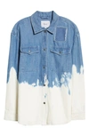 Rails Turner Bleach Denim Button-up Shirt In Bleached Denim
