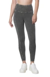 ANDREW MARC SPORT 7/8 HIGH RISE MINERAL WASH LEGGINGS