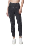 ANDREW MARC SPORT 7/8 HIGH RISE MINERAL WASH LEGGINGS