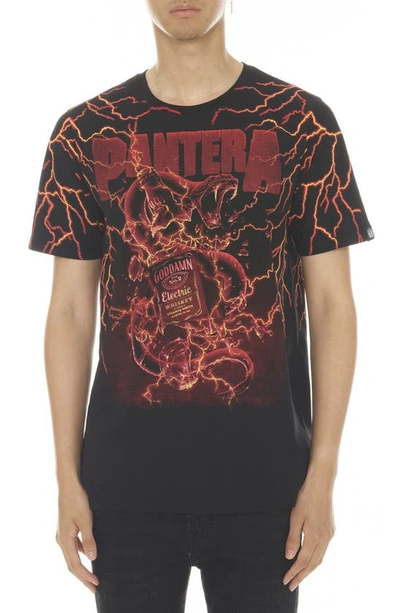 Cult Of Individuality Pantera Whiskey Cotton Graphic Tee In Black