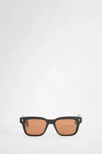 Jacques Marie Mage Molino Rectangle-frame Acetate Sunglasses In Black