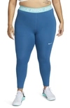Nike Women's  Pro 365 Leggings (plus Size) In Blue