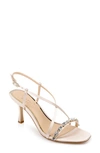 Jewel Badgley Mischka Alexis Slingback Sandal In Champagne