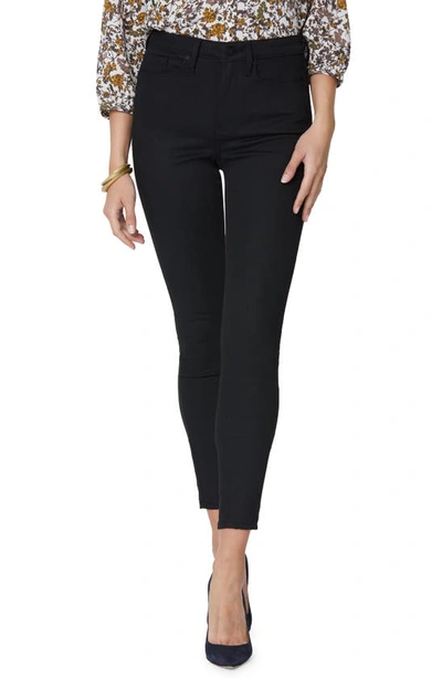 Nydj Ami High Waist Stretch Skinny Jeans In Black Rinse
